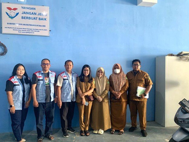 Dinas Sosial Kota Medan Kunjungi Kantor Yayasan JJBB: Satu Langkah Menuju Pengakuan Resmi sebagai LKS 2